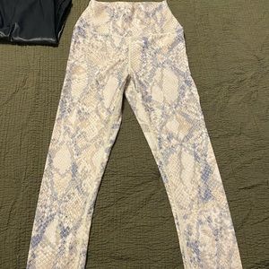 Python high rise Carbon 38 leggings